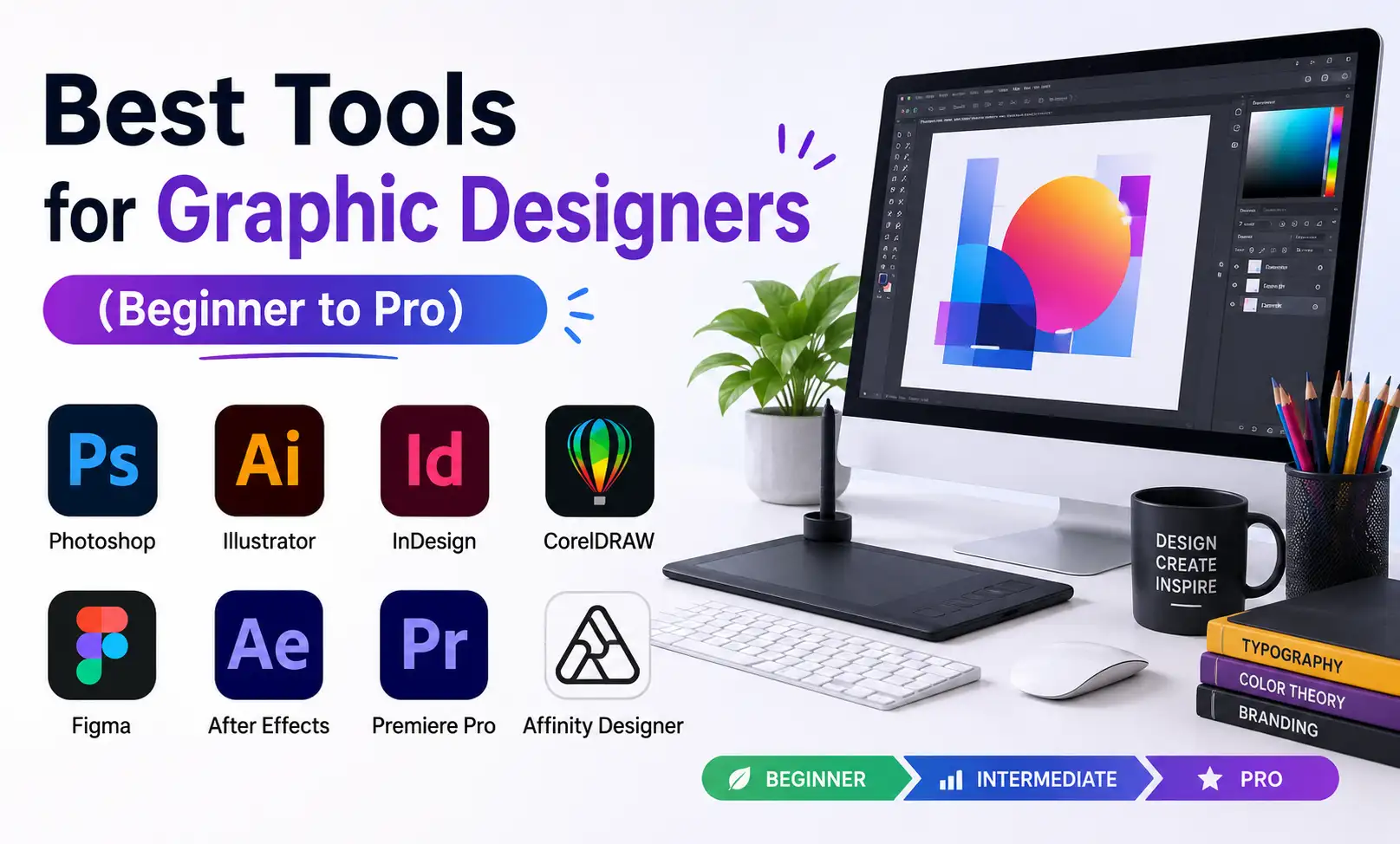Best Tools for Graphic Designers (Beginner to Pro)